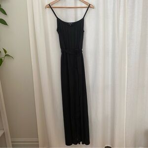 lily morgan Black Wideleg Jumpsuit Sz M